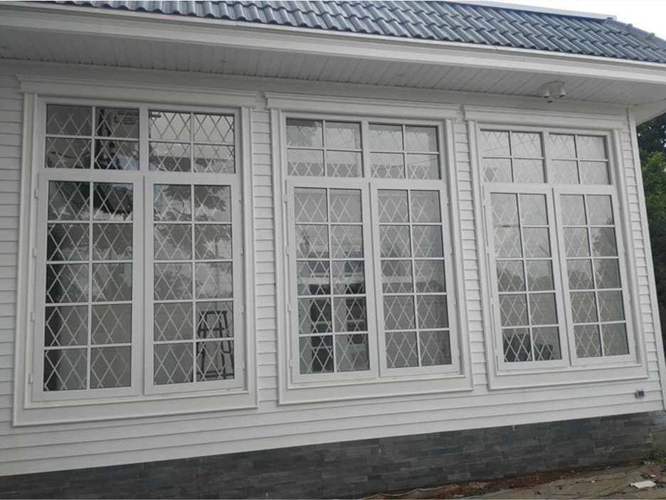 UPVC bay window installation